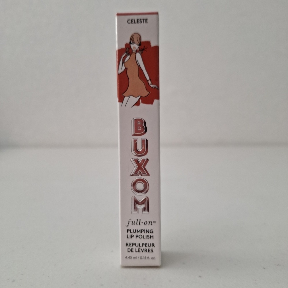 BUXOM Full-On Plumping Lip Polish - CELESTE - 0.15 Oz/4.45 ml NEW W/ BOX